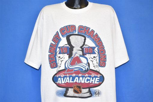 90s Colorado Avalanche Stanley Cup Champions 1996 NHL t-shirt