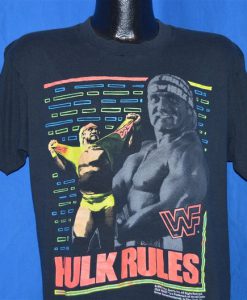 90s Hulk Hogan Rules WWF t-shirt