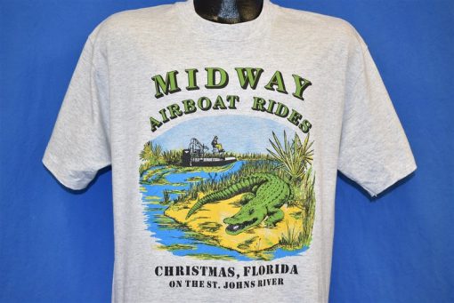 90s Midway Airboat Rides St. John's River t-shirt