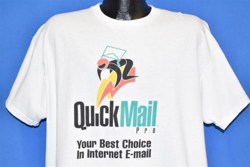 90s Quickmail Pro Your Best Choice Internet E-mail t-shirt