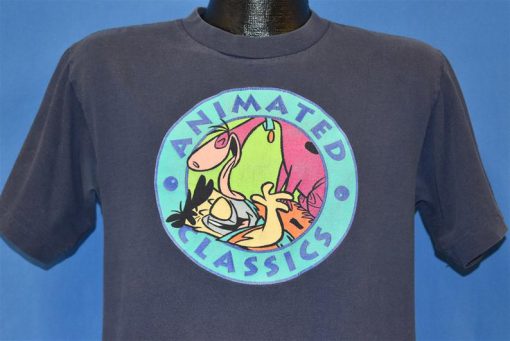 90s The Flintstones Animated Classics Cartoon Dino Fred t-shirt