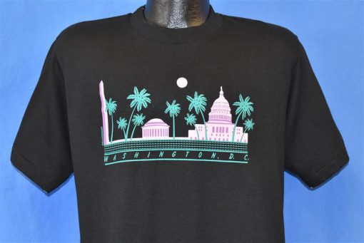 90s Washington DC Monuments Capitol Full Moon t-shirt