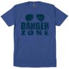 Danger Zone Top Gun 2 Tom Cruise Maverick Goose Val Kilmer Ice Man Iceman vintage air force fighter jet 80s eighties tri blend tee t shirt