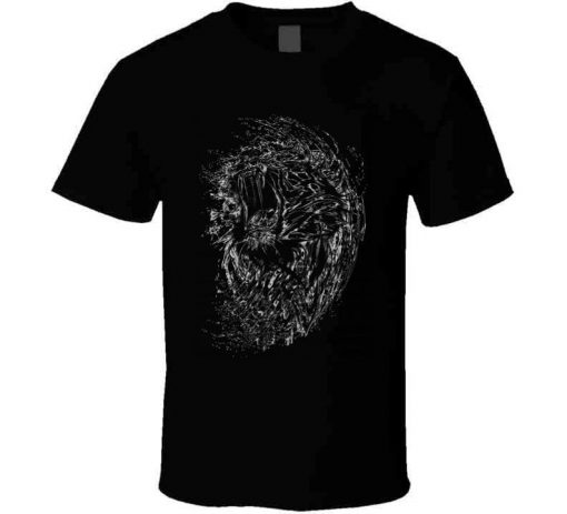 Lion Head Roaring T Shirt