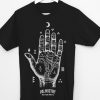 Palmistry Shirt, Palm Reading, Mystic, Dark, Graphic Tee, Unisex, Occult, Goth Style