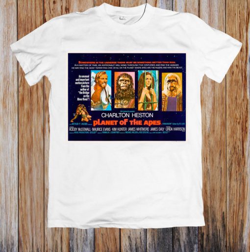 Planet Of The Apes 1960s Retro Movie Poster Unisex T Shirt