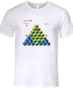 Video Game Gamer T shirt Qbert Atari Game T Shirt