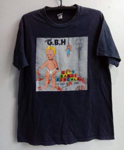 2000s G.B.H. Punk Vintage Original Music Tshirt