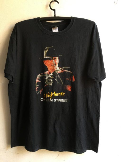 2000’s A Nightmare On Elm Street Vintage Horror Movie Tshirt