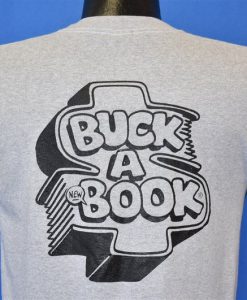 80s Buck a Book Dollar Sign t-shirt Back