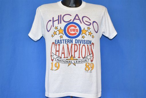 80s Chicago Cubs East Division Champion 1989 t shirt