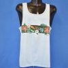 80s Hibiscus Flowers Tank Top