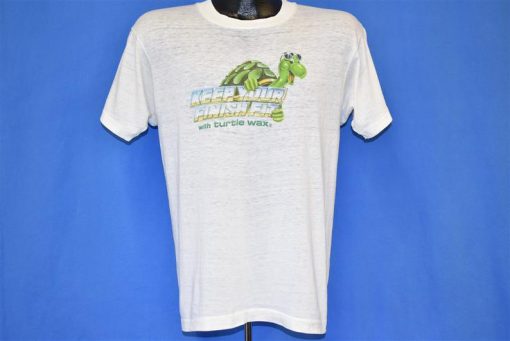 80s Keep Your Finish Fit Turtle Wax Polish t-shirt