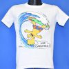 90s Bart Simpson Aye Carumba Surfing t-shirt