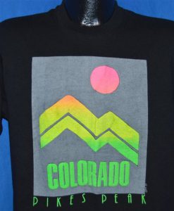 90s Colorado Pikes Peak Neon t-shirt