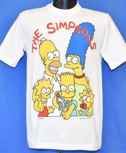 90s The Simpsons Family Sling Shot TV Show Funny Cartoon t-shirt