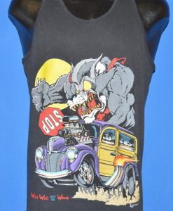 90s Wild Wolf And Woody Wagon 1994 Tank Top