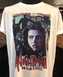 A Nightmare on Elm Street - White T-shirt. Nancy Thomspon. Heather Langenkamp. Freddy Krueger. Men's & Women's all sizes