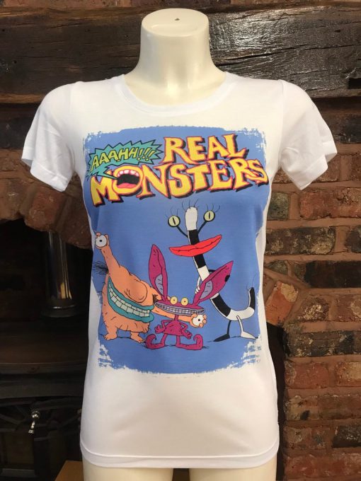 AAAHH!!! Real Monsters - White T-Shirt. Men's & Women's all sizes. Nickelodeon