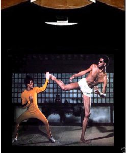 Bruce Lee T Shirt; Kareem Abdul Jabbar Bruce Lee Game of Death Movie Tee Shirt