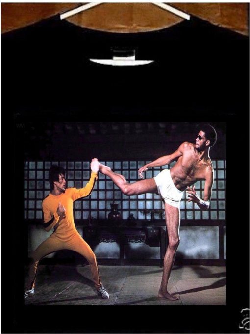 Bruce Lee T Shirt; Kareem Abdul Jabbar Bruce Lee Game of Death Movie Tee Shirt