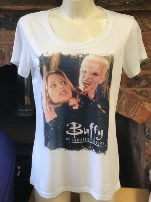 Buffy the Vampire Slayer - Buffy & Vampire Spike T-Shirt. Men's and Women's