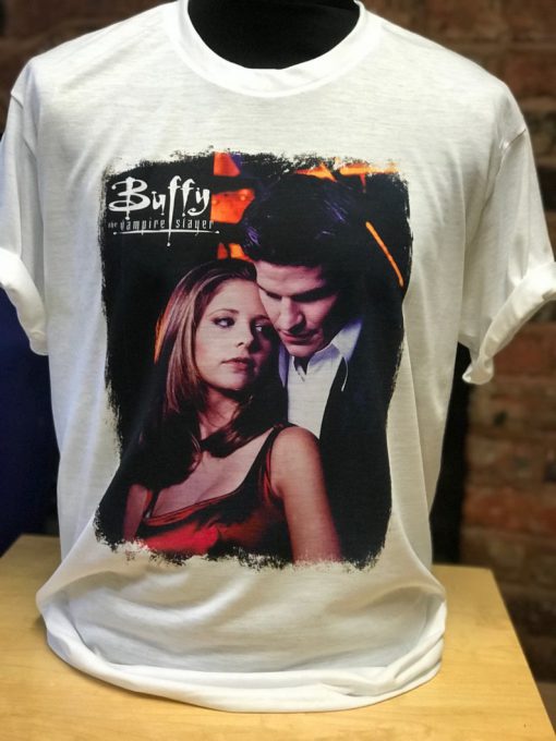 Buffy the Vampire Slayer - White T-Shirt! Buffy & Angel Season 1. Men's and Women's all sizes