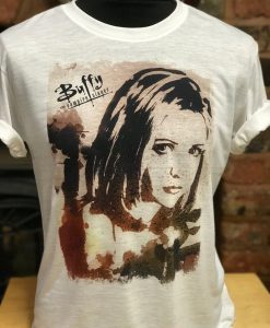 Buffy the Vampire Slayer - White T-Shirt. Grunge. Men's and Women's all sizes