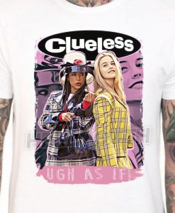 Clueless White t shirt. Alicia Silverstone, Cher, Stacey Dash, Dionne. 90's. Men's & Women's all Sizes