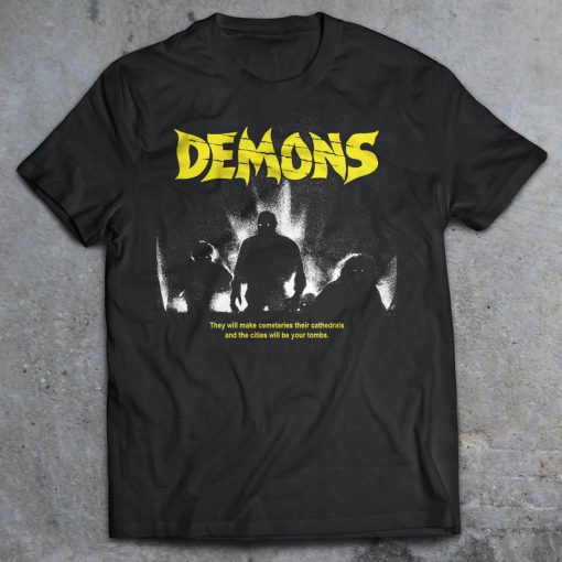 Demons T-Shirt, Dario Argento, Lamberto Bava, 80s Horror Shirt