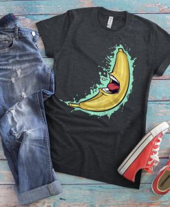 Funny Banana Shirt, Vegan Retro Vintage Tshirt