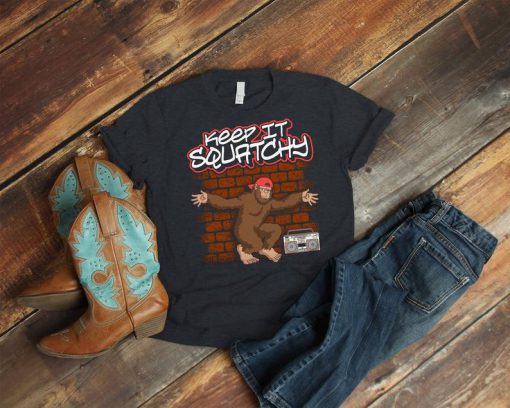 Funny Bigfoot Shirt, Vintage Tshirt
