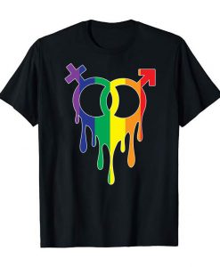 Gender Fluid LGBTQIAK Pride Festival Rainbow Flag Awesome Sexuality Celebration Shirts