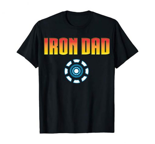 Iron Dad Real Superheroes Movie Gifts For Step Fathers Day And Birthday Celebrate The Man Superhero In Your Family T-Shirts