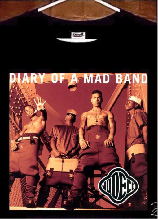 Jodeci T Shirt; Jodeci Diary of a Mad Band Tee Shirt