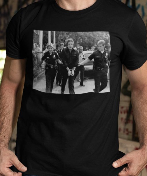 Johnny Cash Shirt Johnny Cash Arrested Shirt Johnny Cash Mugshot Shirt