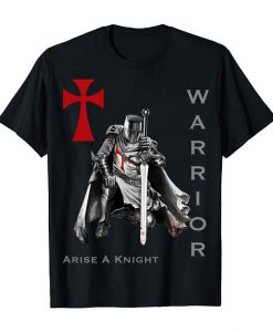 Knights Templar Christian Warrior In Hoc Signo Vinces Religious Message , Oath T-Shirt