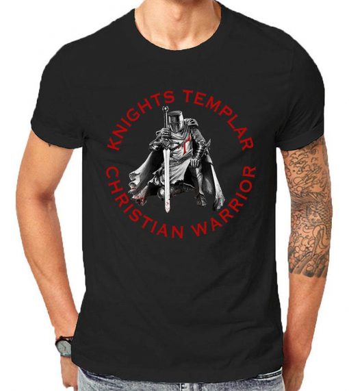 Knights Templar Christian Warrior In Hoc Signo Vinces Religious Message. Oath T-Shirts Gifts