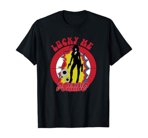 Lucky Me Domino Superhero Gambler Casino Card Player Poker Face Games Player Cards T Shirts