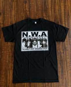 N.W.A ice cube Eazy E rapper west coast LA unisex graphic t shirt