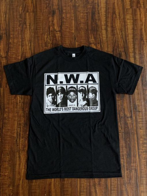 N.W.A ice cube Eazy E rapper west coast LA unisex graphic t shirt