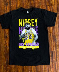 Nipsey Hussle rapper “Los Angeles” lakers RIP LA unisex graphic t shirt