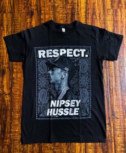 Nipsey Hussle rapper “Respect” RIP LA unisex graphic t shirt