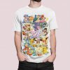 Pokemon Eating Ramen Complete Collage Custom T Shirt Unisex