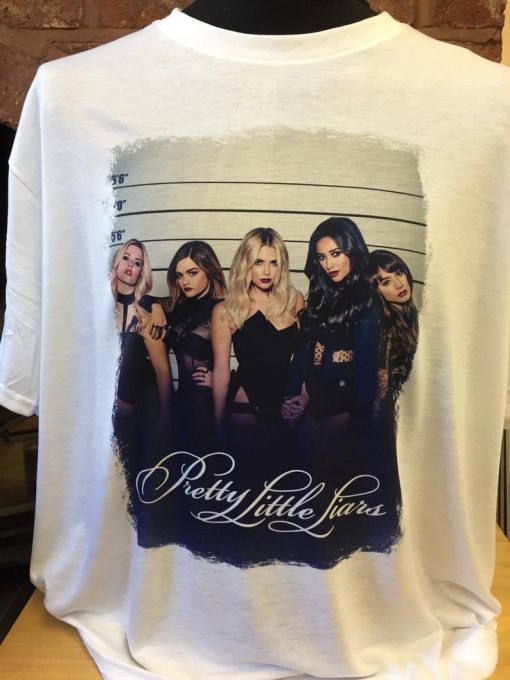 Pretty Little Liars - White T-Shirt. Men's & Women's all sizes.