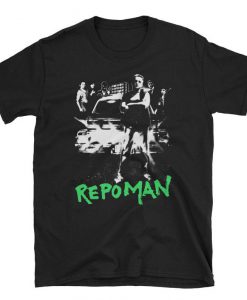 Repo Man Movie Shirt, 80's Cult Film, Emilio Estevez, Alex Cox, Harry Dean Stanton, Punk Movie