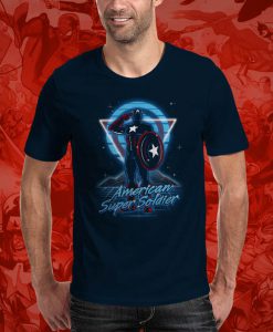 Retro American Super Soldier T-Shirt unisex