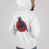 Retro Premium Pullover Hoodie Unofficial Dark Panther Super Hero Inspired by Vintage Comic Back