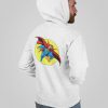 Retro Premium Pullover Hoodie Unofficial Doctor of Mystic Arts Super Hero Inspired by Vintage Comic Back