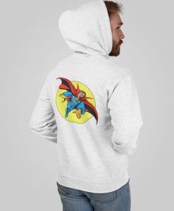 Retro Premium Pullover Hoodie Unofficial Doctor of Mystic Arts Super Hero Inspired by Vintage Comic Back